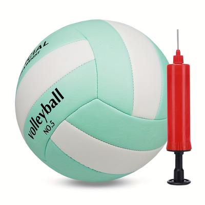 TEMU 2025 New, Single-ball And Set Combination, Popular Pvc Indoor/outdoor Volleyball, Official Size, Soft And Elastic, Your Best Outdoor Sports Companion