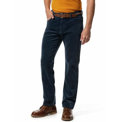 Walbusch Herren Gürtel-Cord Five-Pocket Blau Image