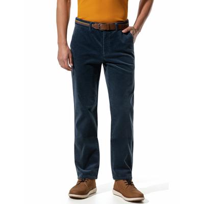 Walbusch Herren Gürtel-Cord Chino Blau Image