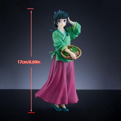 TEMU Zhanzimaomao Japanese-style Standing Cat Collectible Figurine - Pvc Handmade Anime-inspired Decorative Ornament With Traditional Attire, Ideal For Display, Anime Figurine, Detailed