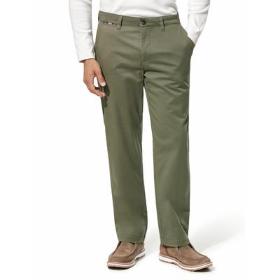 Walbusch Herren Bügelfrei-Thermo Chinos Gruen Image