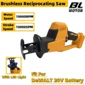 Scie alternative électrique sans balais 10000SPM scie sabre sans fil outil de coupe de tuyaux en bois tronçonneuse électrique pour batterie DeWALT 20V
