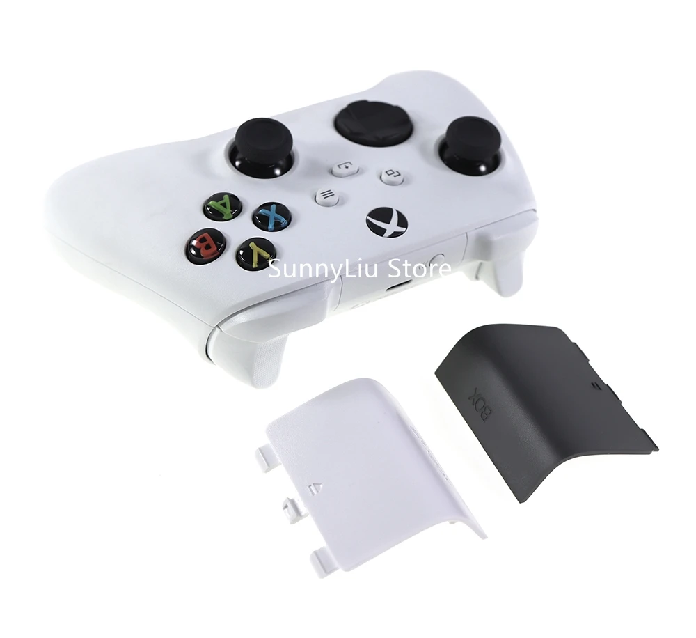 1PC Black white Battery cover with letter for XBox Series S X Battery Back Cover Lid Door Shell for xbox s x controller