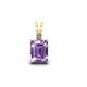 Arwacraft 3.00 Carat Natural Quality Katela Amethyst Gold Plated Pendant/Locket Gemstone For Men And Women(Ggtl Lab Certified)-B0C2KHXLMRNAMZ