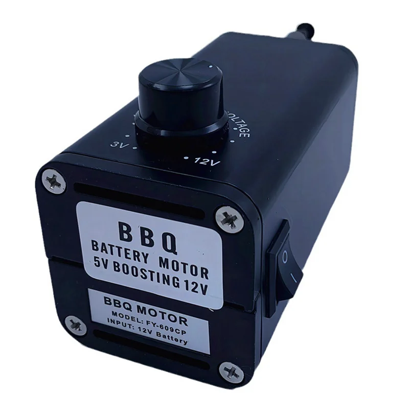 A74G-Grill, tragbar, einstellbare Geschwindigkeit, hohe Torsion, Grill mit USB-Kabel für Campingküche Image