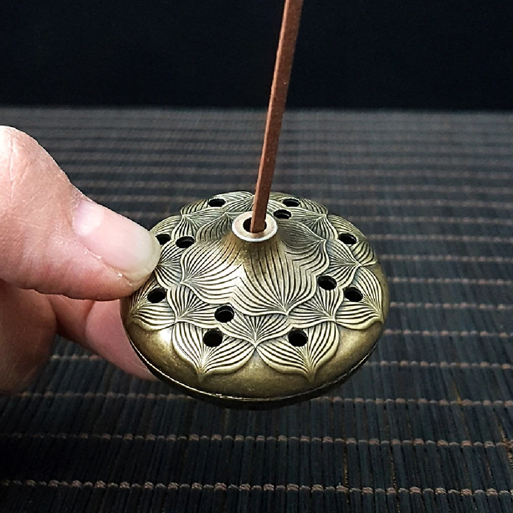 Mini Zen Lotus Räuchergefäß, Räucherplatte Aromabrenner Duftpfad Kleine Verzierung Image