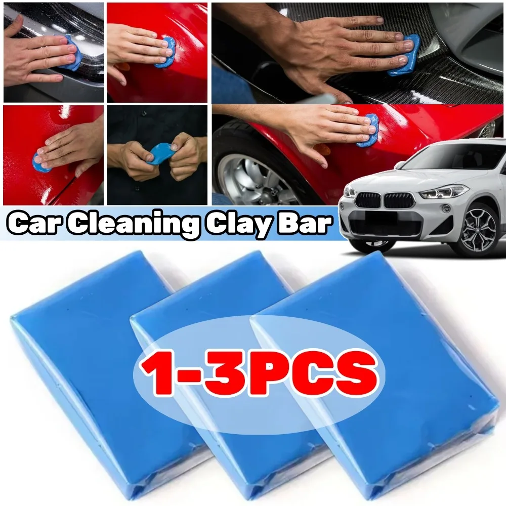 3/2/1PCS Auto Reinigung Ton Bar Auto Detaillierung Wachsen Polnischen Behandlung Werkzeug Reinigung Magie Ton Bar für auto Glas Flecken Rost Öl Image
