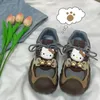 Anime Hello Kitty Damen Sneakers Schuhe Sanrio Sportschuhe Cartoon Niedliche Studentin Lässige Schuhe mit dickem Boden Geschenke für Mädchen