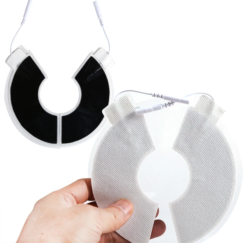Vliesstoff für Brust und Brust, selbstklebendes Gel, Ersatzpflaster für Tens Unit EMS Akupunkturpflaster, leitfähiges Gel Image