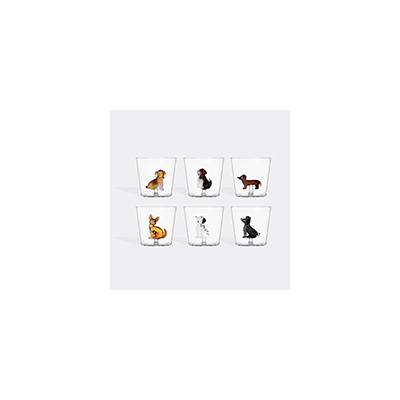 Ichendorf Milano 'dogs' Tumbler, Set Of Six, Multicolor