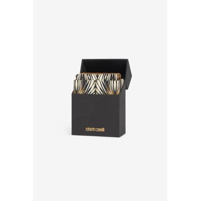 Roberto Cavalli Ray Of Gold Print Playing Cards