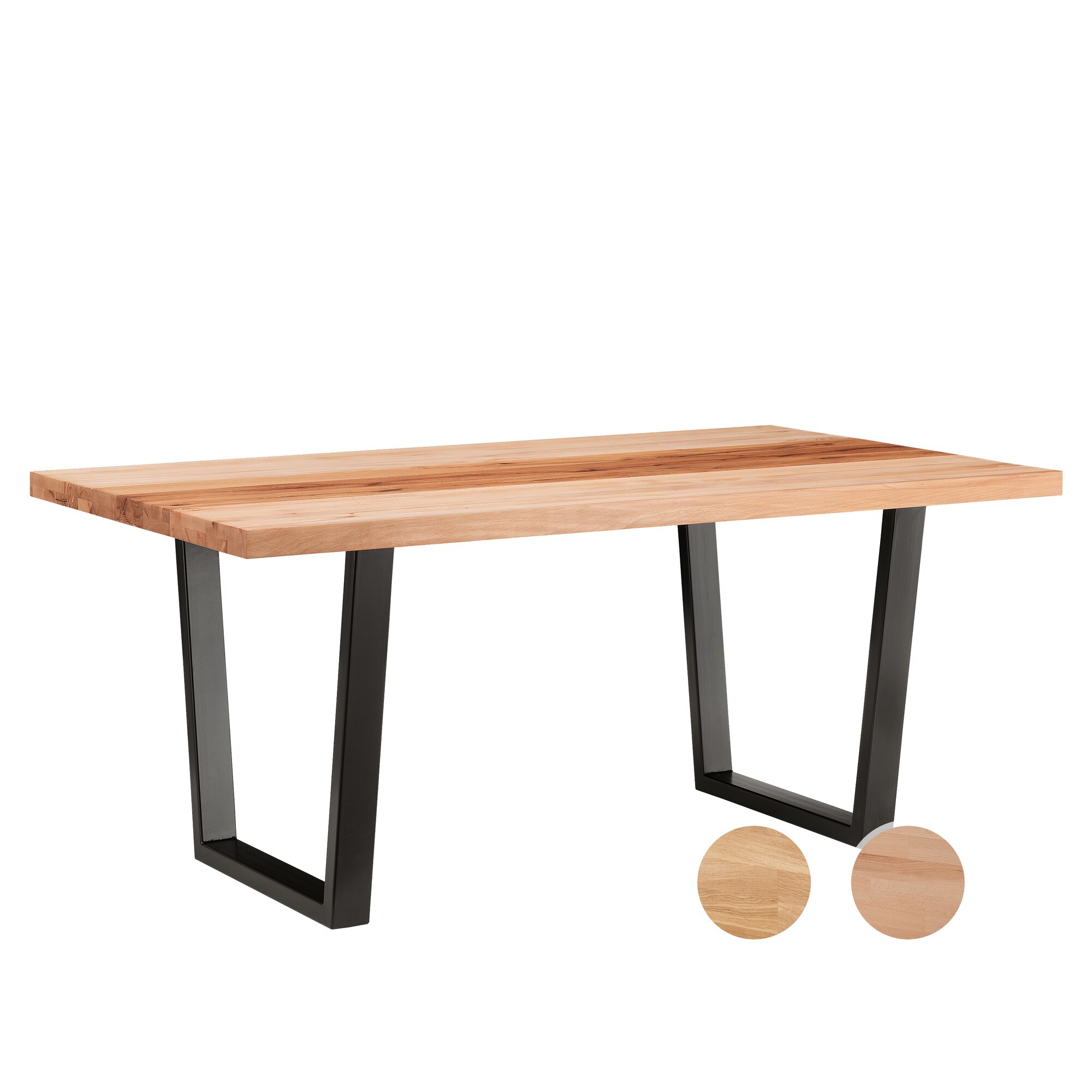 Massivholz »Zerro« Esstisch 180x100 cm / Kernbuche