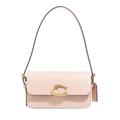 Coach Crossbody Bags - Refined Calf Leather Zoe Shoulder Bag - Gr. unisize - in Gold - für Damen - aus Leder & Textil & Leder & Leder