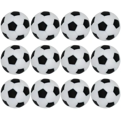 12pcs Brand New 23mm Table Soccer Ball Fussball Indoor Game Foosball Football Machine Parts Kid Child Puzzle Toy