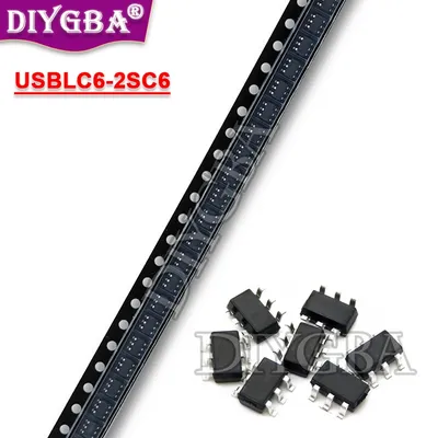 20PCS USBLC6-2SC6 SOT23-6 USBLC6 SOT UL26 SOT23 Chipset