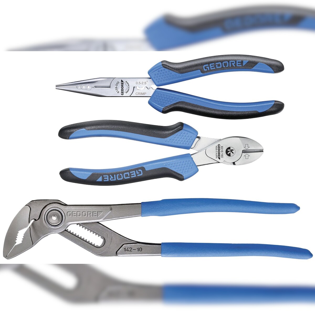GEDORE Zangen-Satz 3-teilig in L-BOXX Mini, 1102-008 Image