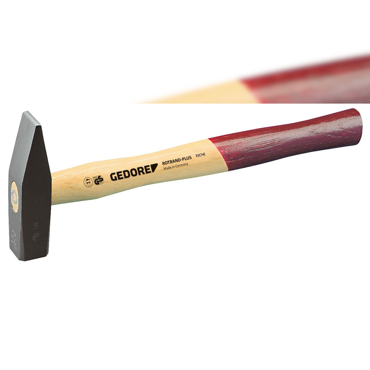 GEDORE Schlosserhammer mit Eschenstiel, 300 g, 4 E-300 Image