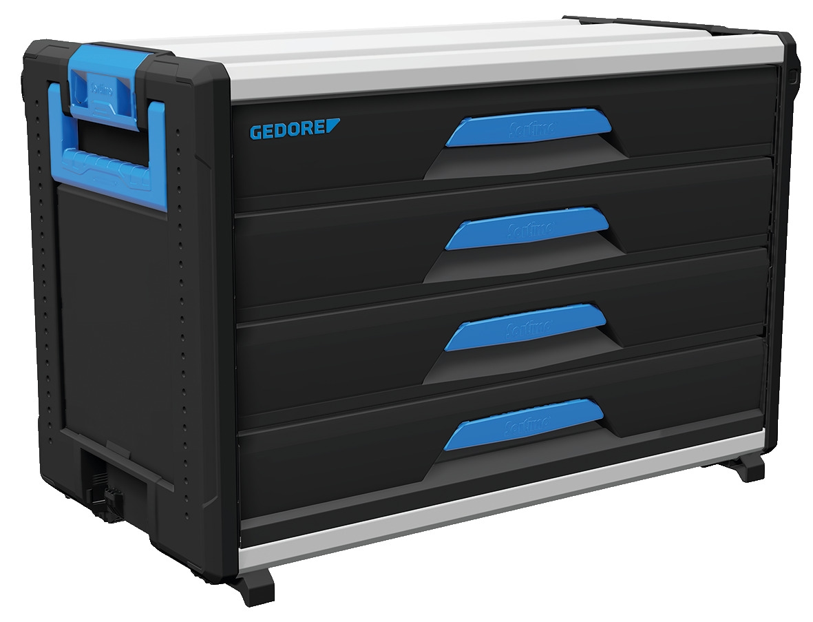 GEDORE Werkzeug-Box-Modul WorkMo B3, 4 Schubladen H6, 1110 WM 34 Image