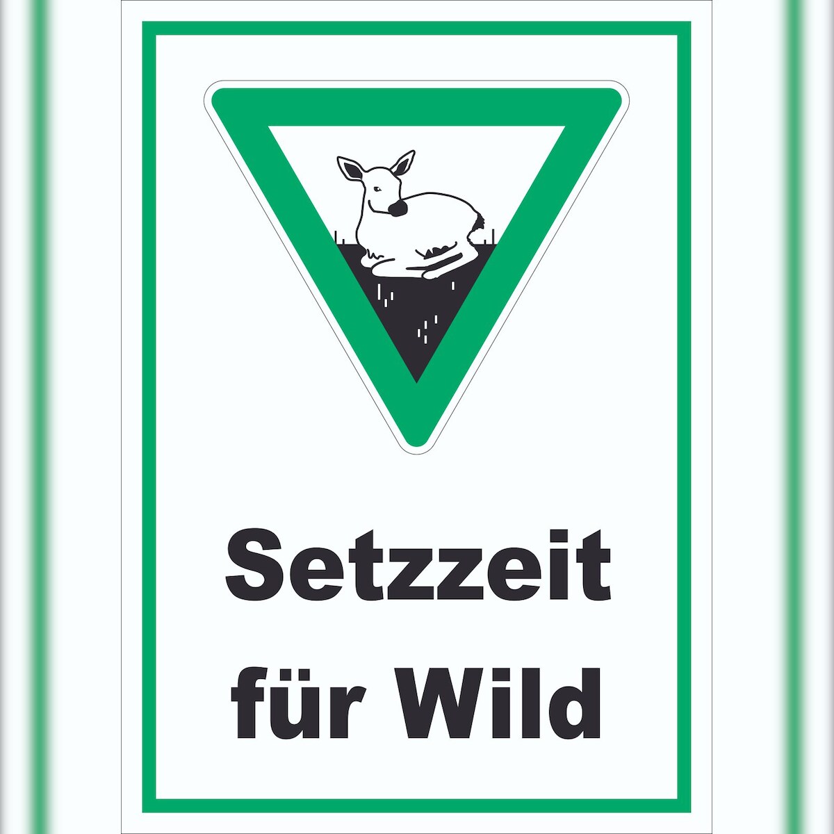 HB-Druck Setzzeit für Wild Schild A5 (148x210mm) Image