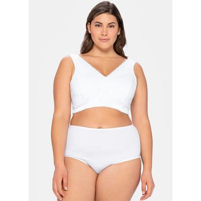 Bügelloser BH SHEEGO, Damen, Gr. 85, Cup C, weiß, 95% Baumwolle, 5% Elasthan, BHs Image