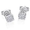 Paar Ohrhänger ONE ELEMENT "0,16 ct Diamant Brillant Invisible Ohrringe", silber, Ohrringe, Damen, Damen, 0,16 ct, Weißgold 585-Gold-Diamanten, Weißgold 585, Gold, Diamanten, Ohrstecker aus 585 Weißgold – für Damen – elegant, modern & vielseitig...