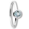 Goldring ONE ELEMENT "Blau Topas Ring aus 333 Weißgold" Gr. 53, silber, Fingerringe, Damen, 53, Weißgold 333-Gold, Weißgold 333, Gold, für Damen – elegant, modern & vielseitig kombinierbar