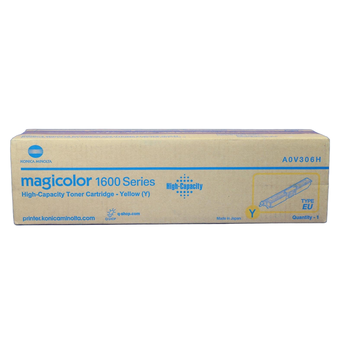 Konica-Minolta Konica Minolta Magicolor 1600 A0V306H Toner Yellow -A Image