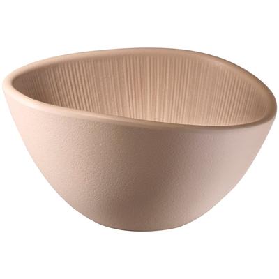 Schale APS "Schüssel "NERO", 0,3 Liter, 14,5 x 12,5 cm, Höhe 8 cm", beige (sand), H:8,00cm L:14,50cm T:14,50cm Ø:12,50cm, Melamin, Schüsseln, aus Melamin