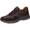 Sneaker WALDLÄUFER "H-MAX", Herren, Gr. 13 (48,5), braun (dunkelbraun), Nubukleder, Nappaleder, sportlich, Schuhe, Bequemschuh, Halbschuh, Schnürschuh in Komfortweite H = sehr weit