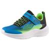 Sneaker SKECHERS KIDS "MICROSPEC ADVANCE", Kinder, Gr. 27, bunt (schwarz, limette), Textil, Lederimitat, kontrastfarbene Details, sportlich, Schuhe, Freizeitschuh mit Klettverschluss, Größenschablone zum Download