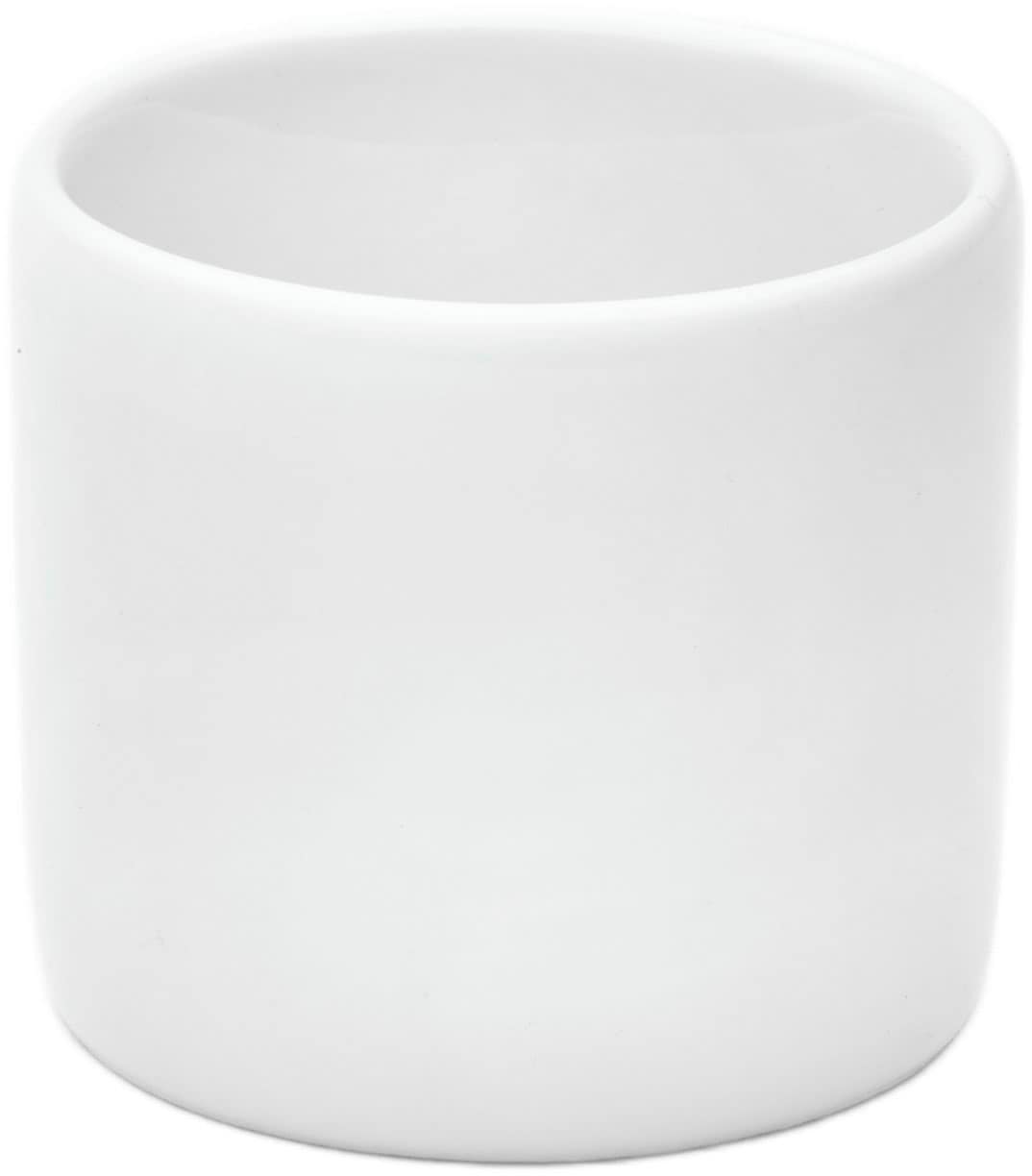 Eierbecher VAN WELL "Gourmet", weiß, B:4,7cm H:4,5cm Ø:4,7cm, Porzellan, Eierbecher, spülmaschinenfest und mikrowellengeeignet, Porzellan