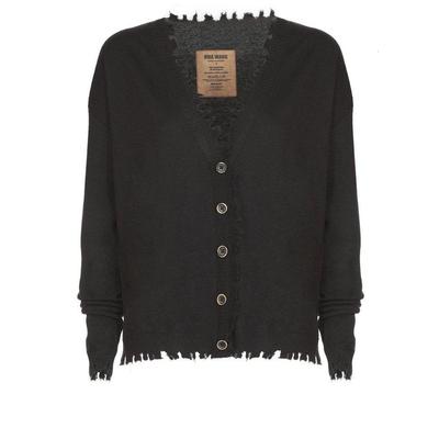 Cashmere Cardigan - Black - Uma Wang Knitwear