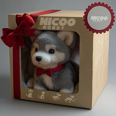 Robot Dog My Realistic Robot Puppy Interactive Puppy Toy That Walks Barks Wags Tail Plush Pet Dog For Kids Adults Realistic Robotic Dog Toy Gift That Acts Like A Real Puppy