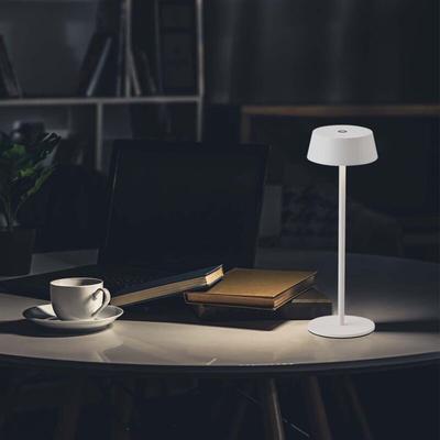 V-tac - Wiederaufladbare Tischlampen - IP54 - Weiß - 2W - 200 Lumen - 3000K Image