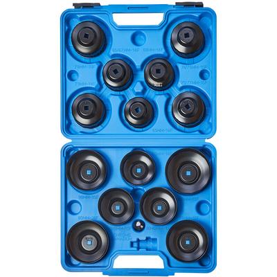 K.210-3615 Ölfilterschlüssel Satz Ölfilterkappen Ölfilter Werkzeug mit Adapter - 15 teilig Image