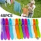 48 pièces pinces à linge pour ligne de lavage forte poignée pinces à linge pinces à linge en plastique souple pinces à linge à linge à la maison coupe-vent