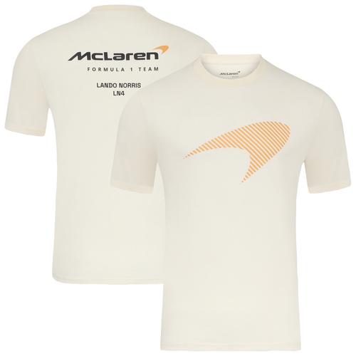 McLaren Lando Norris Driver T-Shirt - Cream Unisex