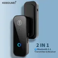 Ricevitore trasmettitore Bluetooth 5.1 adattatore AUX Jack da 3.5mm adattatore bluetooth Wireless Lavalier per auricolare HIFI Aux Audio per auto