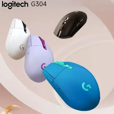 2025 Hot Logitech G304 Wireless Gaming Mouse LIGHTSPEED HERO Akku 250 Stunden 12000 DPI 6 programmierbare Tasten für CS2/LOL/PUBG