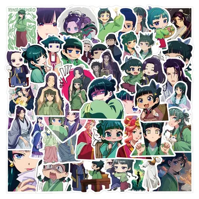 10/30/50/120 Stück Apothecary Diaries Jinshi Anime Aufkleber Niedliche Maomao Cartoon Aufkleber Laptop Gitarre Gepäck Antike Kostüm Aufkleber Image