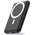 Power Bank wireless Mag-Safe, caricatore magnetico da 10000 mAh ricarica rapida PD da 22,5 W, display LED QC3.0 USB-C per iPhone serie 15, 14 e 13