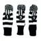3Pcs/set Golf Black White Pattern clubs Head cover Knitted Hybrid UT Driver Fairway Wood 1 3 5 Wood Knitting Cover
