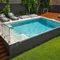 Hotel di lusso Casa familiare Piscina subacquea Wpc in legno Swim Spa Attrezzature e accessori per piscine fuori terra in fibra di vetro