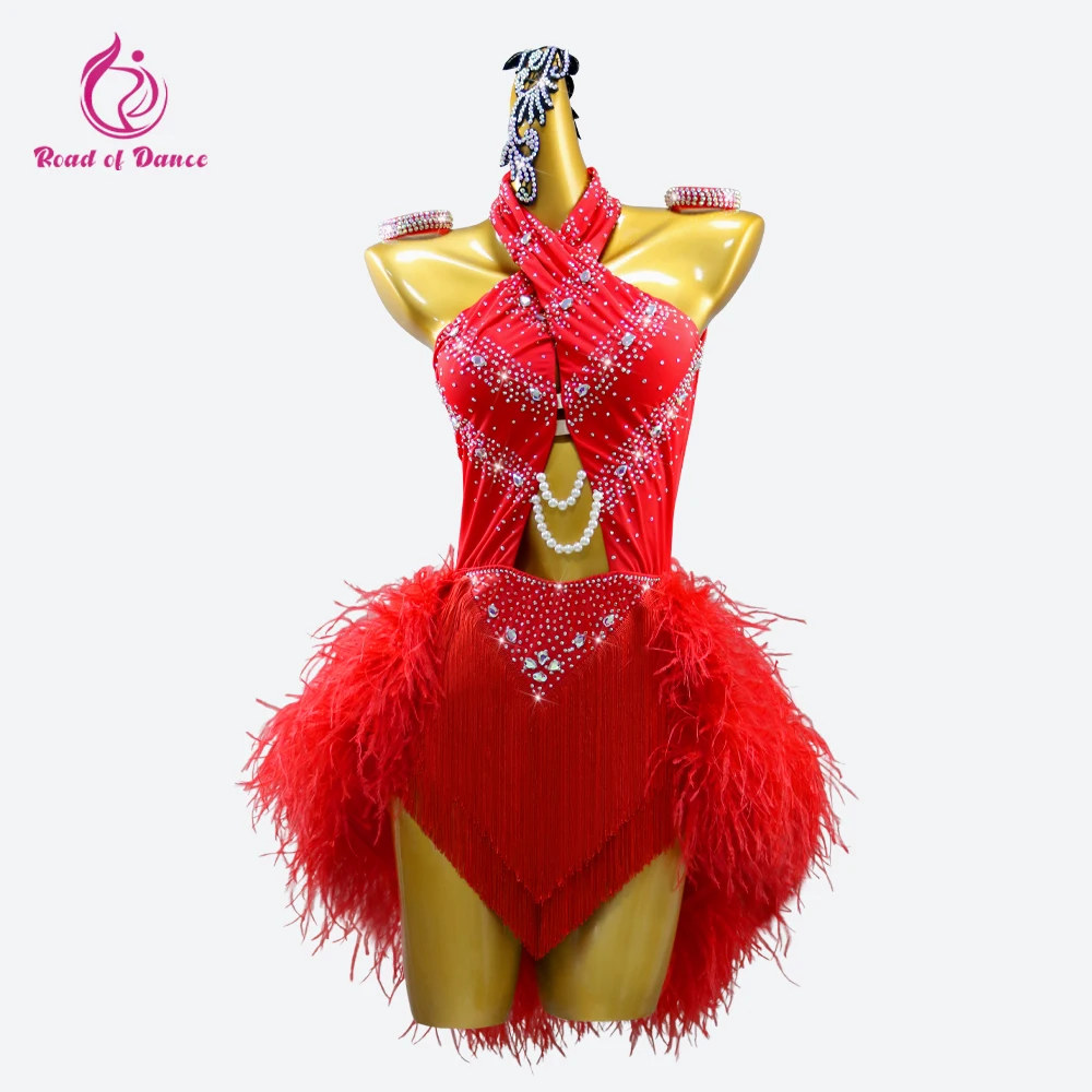 Abito da ballo da donna Costume latino Abito da festa elegante 2026 Gonna da ballo Ragazza Abbigliamento da sera sexy Abiti da pratica di scena femminile