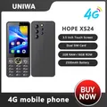UNIWA HOPE XS24 Tastiera touch screen da 3,5 pollici Telefono Android 8.1 Dual SIM Quad Core 2 GB + 16 GB 2500 mAh 4G Cellulare Whatsapp