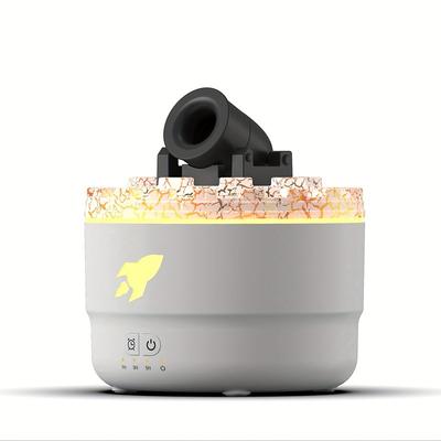 Cannon Blast Humidifier - Quiet Ultrasonic Diffuser with 7 Color Options Atomized Steam Dispenser for Home Bedroom 110V/220V 33.81oz Tank Capacity Bedroom Humidifier Modern Humidifier