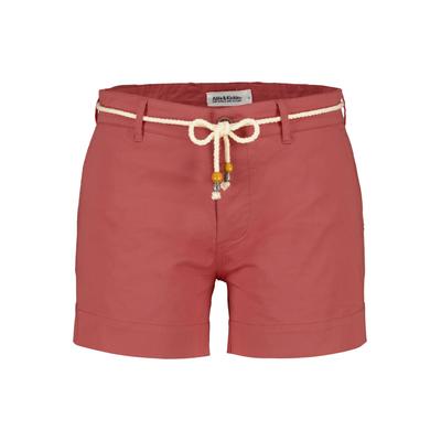 Shorts ALIFE & KICKIN "Damen JuleAK A", Damen, Gr. L, Normalgrößen, rot (astro dust), 98% Baumwolle 2% Elastan, Hosen Image