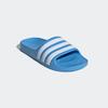 Badesandale ADIDAS SPORTSWEAR "AQUA ADILETTE", Gr. 37, blau burst, cloud weiß, blau burst, Synthetik, sportlich, Schuhe Badelatschen Pantolette