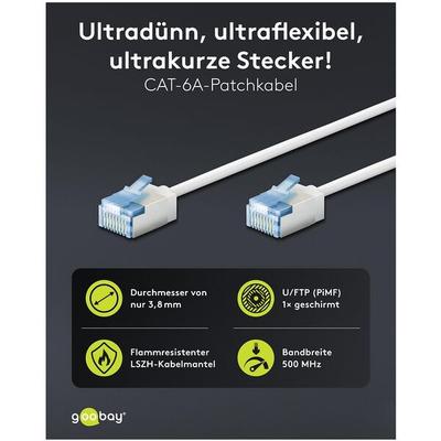 goobay Netzwerkkabel RJ-45 Cat.6a 15.0 m weiß Image