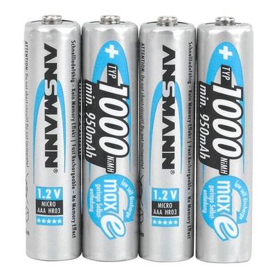 Ansmann 4x Akkus »maxE« Micro AAA 950 mAh Image
